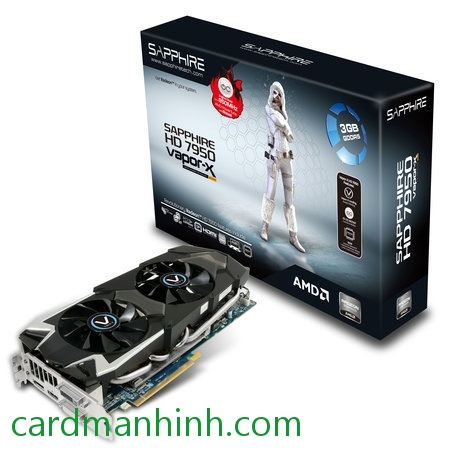 Card màn hình Sapphire AMD Radeon HD7950 Vapor-X O.C Boost