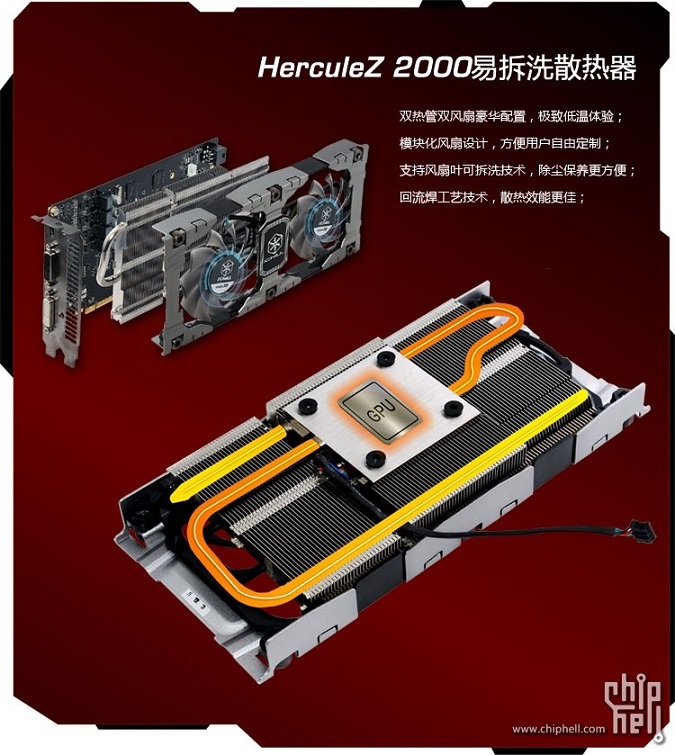 Tản nhiệt HerculeZ 2000 thường được Inno3D dùng trong các dòng card cao cấp