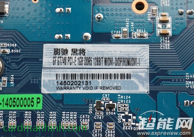 Cà 2 đều dùng bộ nhớ 1GB GDDr5 128 bit mà không phải là 2GB
