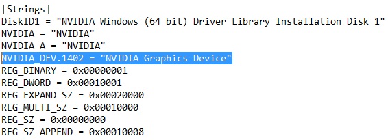 DEV-ID 1402 tức là dùng GPU GM206