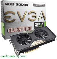 10 card màn hình EVGA GeForce GTX 770