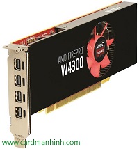 AMD giới thiệu card màn hình FirePro W4300