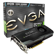 Card màn hình EVGA GeForce GTX 670 FTW cung cấp điện năng thêm 145%