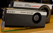 Card màn hình EVGA NVIDIA GeForce GTX 680 Classified và GTX 690 Hydro Copper Cooler
