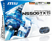 Card màn hình MSI GeForce GTX 550 Ti giá tốt