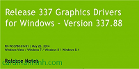 Driver card màn hình NVIDIA GeForce 337.88 WHQL