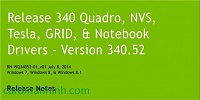 Driver card màn hình NVIDIA Quadro 340.52 WHQL
