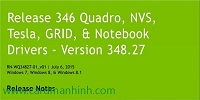 Driver card màn hình NVIDIA Quadro 348.27 WHQL