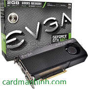 Hình ảnh card màn hình EVGA GeForce GTX 660 Ti