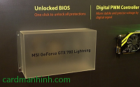 Hình ảnh card màn hình MSI GeForce GTX 780 Lightning