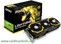 Hình ảnh card màn hình MSI GeForce GTX 980 Ti Lightning