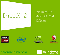 Microsoft sẽ giới thiệu DirectX 12 vào ngày 20/03