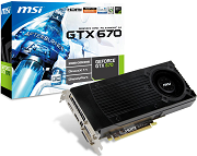 MSI công bố card màn hình GeForce GTX 670 với GPU Overvoltage